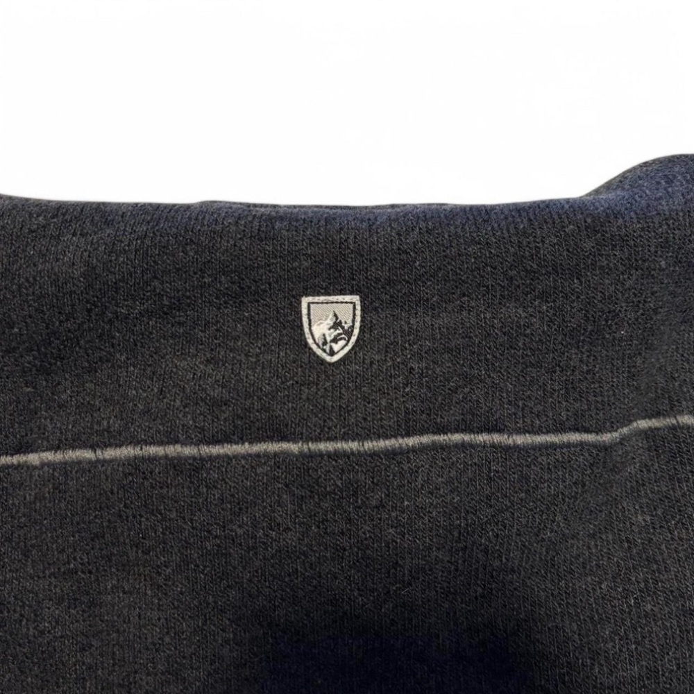 KUHL Women's XS Revive Fleece Hoodie Full Zip Black Grey Thumb Hole Warmup - Picture 6 of 8
